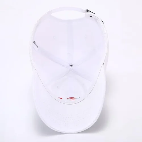 Vista 8 de Gorra de béisbol vintage lavada desgastada para hombres y mujeres de algodón 100% sombrero de papá ajustable estilo EE.UU