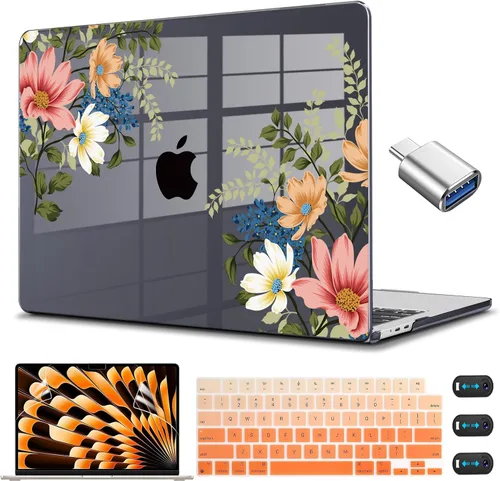 Vista 30 de CISSOOK Funda para MacBook Air de 15 pulgadas M2 M3 M4 M5 2023 2024 2025 2026