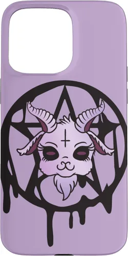 Vista 31 de Anime Aesthetic Baphomet Pentagram Pastel Goth Case for iPhone 17
