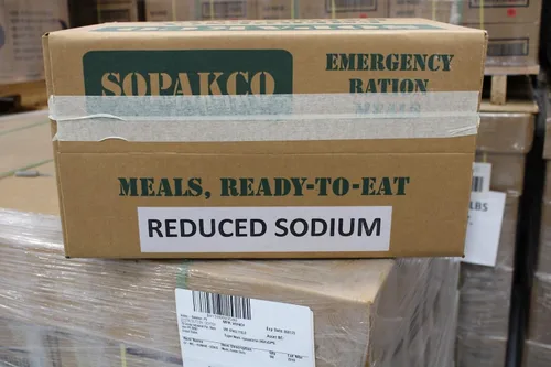 Vista 6 de Caja de comidas listas para comer (16 comidas) – Comidas de supervivencia alimentaria reducida en sodio – Ración de alimentos de emergencia
