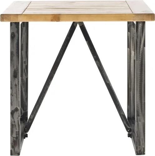 Vista 4 de Safavieh American Homes Collection Chase - Mesa auxiliar de color natural