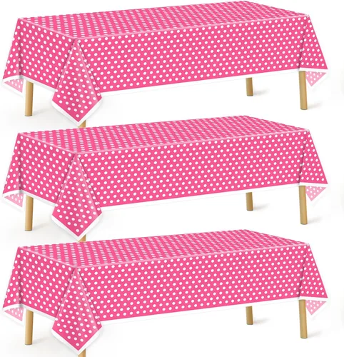 Vista 10 de Paquete de 3 manteles de globos coloridos, desechables, de plástico multicolor, 54 x 108 pulgadas, rectangular, para picnic, fiesta de cumpleaños