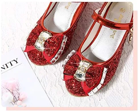 Vista 5 de Cadidi Dinos Zapatos de vestir para niñas, zapatos de fiesta de boda, zapatos de tacón Mary Jane Princesa (bebéniño pequeñoniño grande)