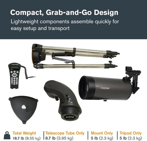 Vista 6 de Telescopio computarizado Celestron modelo NexStar 130 SLT