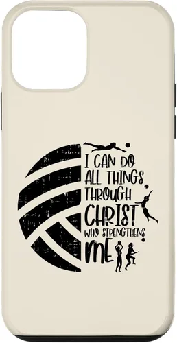 Vista 16 de I Can Do Things Through Christ Volleyball Christian Gift Case for iPhone 17