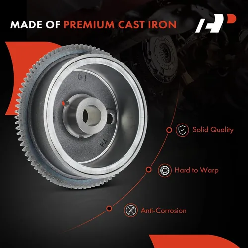 Vista 5 de A-Premium Rotor de volante compatible con Polaris Sportsman 400 500, Big Boss 500, Magnum 500, Ranger 500, Scrambler 500, Worker 500, ATP 500