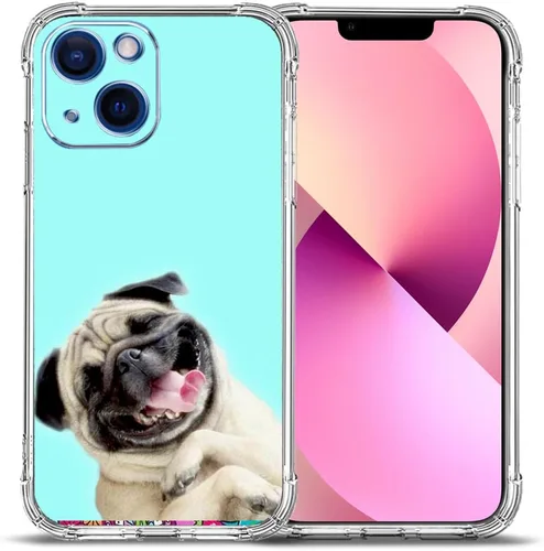 Vista 25 de Funda para iPhone 13 Pro Max, protección contra caídas de flores de mariposa azul, rosa, a prueba de golpes, carcasa protectora de cuerpo completo