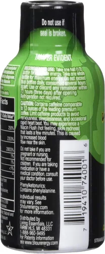 Vista 2 de Living Essentials 5-Hour Energy Extra Strength Strawberry Watermelon Energy Shot Energy Shot 1.93 oz. Botella