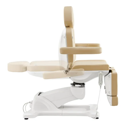 Vista 4 de Dir Silla de oficina de examen médico de 5 motores eléctricos completos, práctica de podología y spa de belleza, silla estética Libra