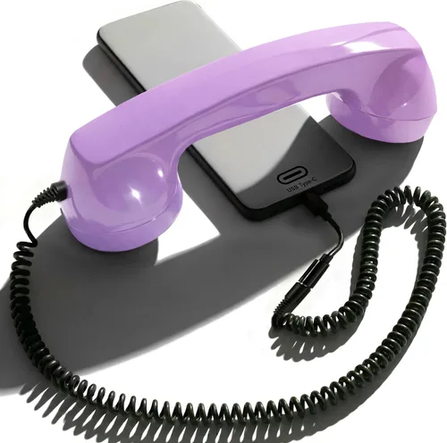 Vista 16 de Opis 60s Micro: Auricular retro para teléfono fijo/Auricular USB/Auricular para teléfono móvil/Receptor de teléfono para teléfono móvil/Auricular