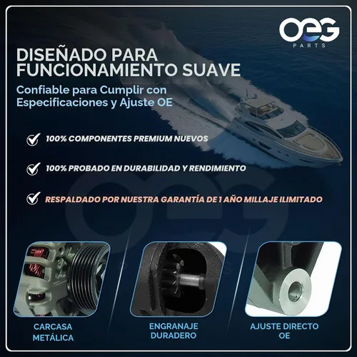 Vista 7 de Motor de arranque nuevo de piezas OEG compatible con Evinrude E20 66-79 96-98 E25 66-79 E28 E33 E40 60-76 Johnson 20 25 66-79 40 70-76 174942 277432
