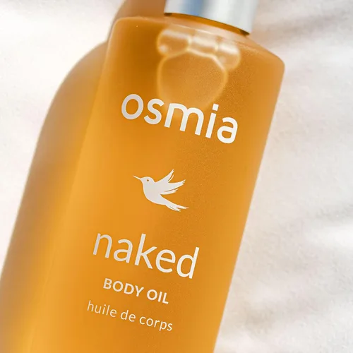 Vista 3 de Osmia Skincare - Aceite corporal natural desnudo Aceites de rosa mosqueta, borraja + almendras dulces, suaviza, suaviza, nutre, belleza limpia