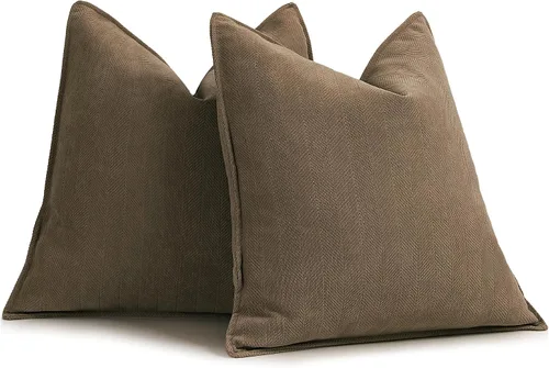 Vista 44 de ZWJD - Juego de 2 fundas de cojín decorativo de 16 x 16 pulgadas, de felpilla, con diseño elegante, suaves, para sofá, cama y decoración del hogar