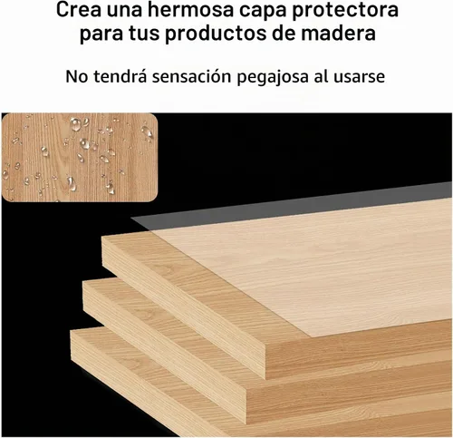 Vista 4 de Aceite de Tung puro 100% natural de 1 galón para acabado de madera