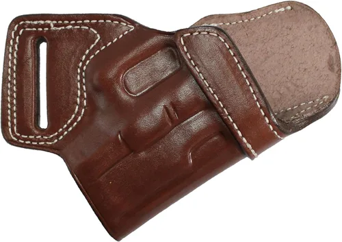 Vista 9 de YT HOBBY Funda de Pistola de Cuero Artesanal Premium SOB (Small of Back)