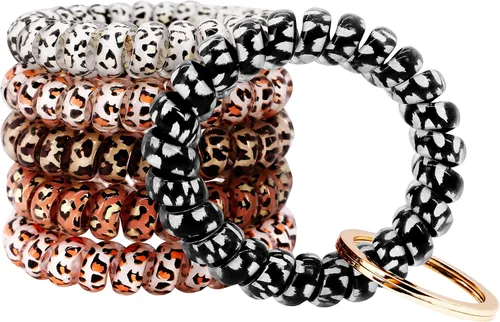 Vista 14 de BIHRTC Llavero Brazalete Elástico Pulsera de Muñeca