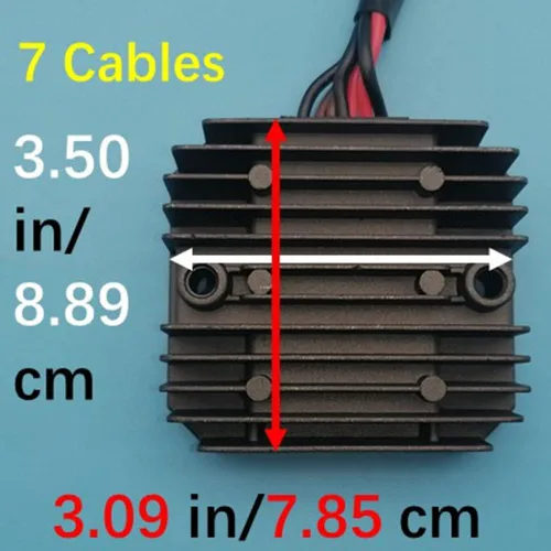 Vista 4 de Regulador de Voltaje Rectificador Compatible con Arctic cat Suzuki VStrom 650 SV1000 SV650 DL650 DL650A 375 400 500 TBX TRV TBX400 TBX500 TRV400