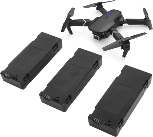 Vista 6 de 3PCS 3.7V 1800 mAh Li Batería para E88 E88Pro E100 E99 K3 K6 E89 P1 P4 P5, Quadcopter Parts Avión Modelo Drone Batería con 3 en 1 Cable de Carga