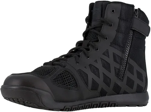 Vista 5 de Reebok Nano Botas tácticas para hombre de 6", Negro