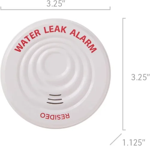 Vista 4 de Resideo RWD21 Alarma de fugas de agua reutilizable, color blanco