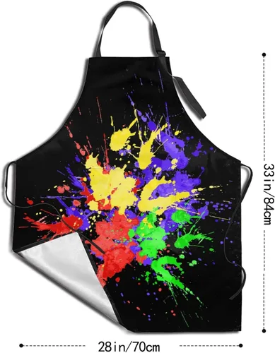 Vista 5 de Delantal ajustable impermeable para hombres y mujeres, chef, cocina, barbacoa, parrilla