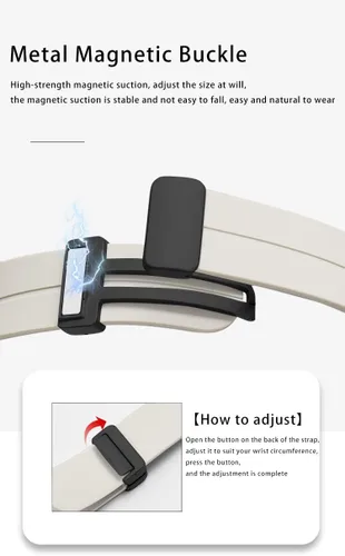 Vista 4 de Compatible con Apple Watch Band de 1.929 in 1.811 in 1.772 in 1.732 in 1.654 in 1.614 in 1.575 in 1.496 in iWatch Ultra Series