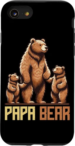 Vista 18 de Papa Bear Lover Father Dad Parent Father's Day Sunglasses Case for iPhone 16