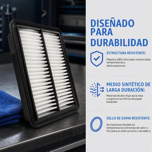 Vista 7 de Filtro de aire de cabina de motor peine para Honda Accord 1.5L 2025 2024 2023 (solo apto para 1.5 litros)