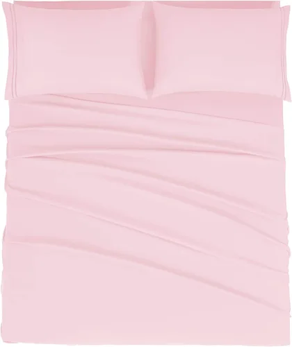 Vista 45 de Mejoroom Juego de sábanas tamaño individual – Sábanas individuales de Hotel Collection – Sábanas y fundas de almohada con sábana bajera de bolsillo