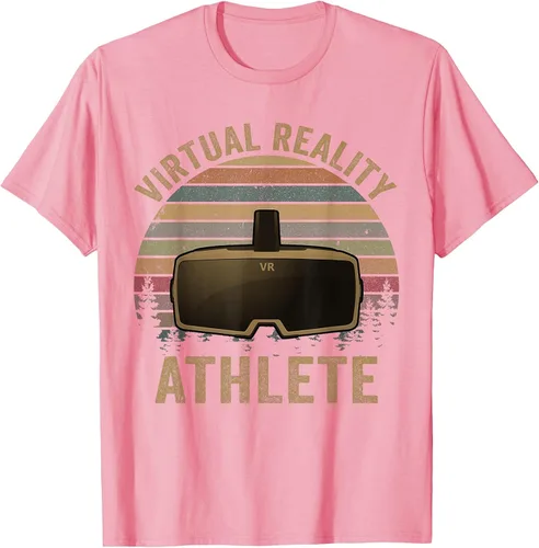 Vista 47 de Virtual Reality Athlete for VR Gamers Camiseta Asphalt Grey