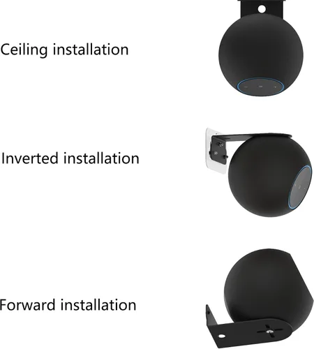 Vista 7 de Soporte de pared para nuevo estudio 2025, el diseño sin taladro conserva la integridad de la pared (negro)