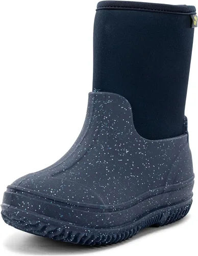 Vista 8 de Western Chief Botas de Neopreno Freestyle para Exteriores para Niños, Ligeras, Aptas para Niños y Niñas, Botas Impermeables para Lluvia, Barro Negro