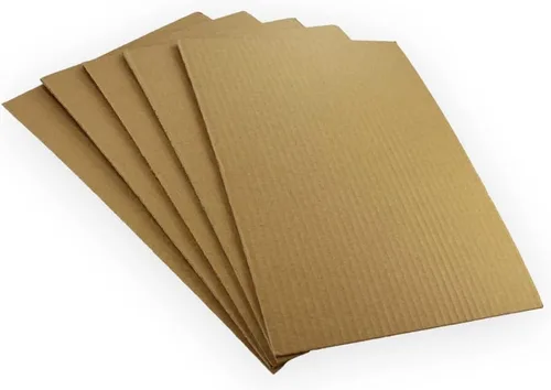 Vista 3 de EcoSwift Paquete de almohadillas de cartón corrugado ligeras de 8.5 x 11 x 0.12 pulgadas para mudanza, correo o almacenamiento (paquete de 200)