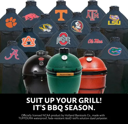 Vista 3 de Holland Bar Stool Co. NCAA LSU Tigers - Cubierta para parrilla Big Green Egg, Kamado Joe y Char-Griller Akorn