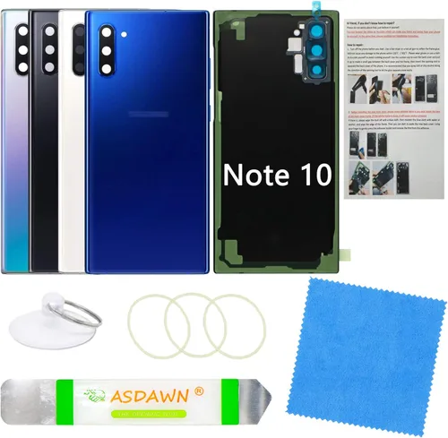 Vista 32 de Para Galaxy Note 8 SM-N950 All Carriers Reemplazo de cristal del panel Cinta preinstalada + lente de cámara preinstalada + kit de herramientas