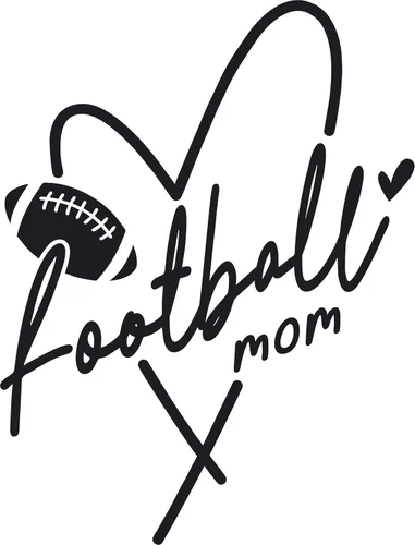 Vista 12 de SEC Apparel Parches termoadhesivos de la familia de fútbol Adhesivos Transferencias Apliques letras para camisetas Ropa de tela (Football Sister 1)