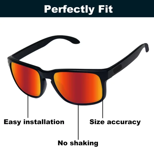 Vista 7 de Lentes polarizadas de repuesto para gafas de sol Oakley Holbrook (OO9102) con revestimiento antiarañazos, agua salada y antipolvo