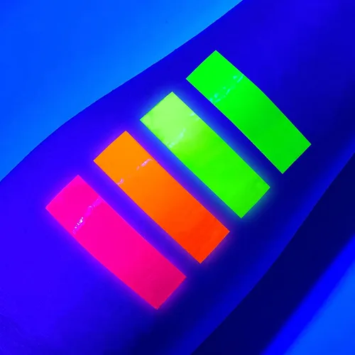 Vista 3 de Blacklight - Pintura facial y corporal de 0.34 onzas, fluorescente neón (0.34 onzas líquidas (paquete de 4))