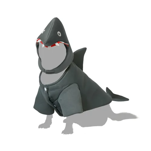 Vista 4 de Disfraz para Perro Talla M Tiburón