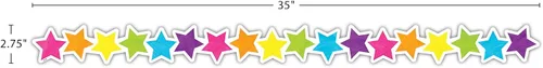 Vista 7 de Teacher Created Resources Brights 4Ever Stars - Borde troquelado (TCR3930)