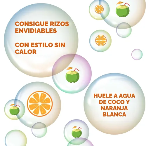 Vista 4 de OGX Locking + Coconut Curls - Crema de secado al aire, sin parabenos, 6 oz