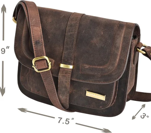 Vista 3 de Crossbody Bags for Women - Leather Ladies Sling Bags - Medium Size Cross body Purses for Women - Mothers Day Gift