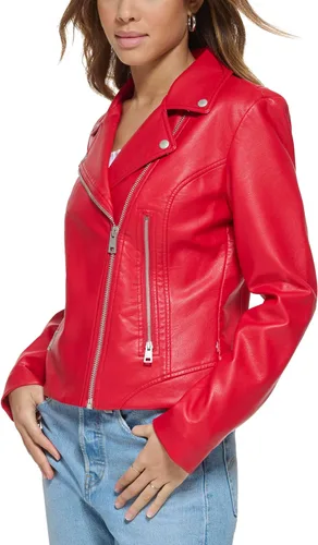 Vista 3 de Levi's Women's Vegan Leather 538 Moto Jacket (Regular & Plus Size)