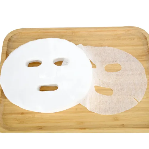 Vista 4 de 100 piezas de papel de máscara facial de algodón para bricolaje spa cara cuidado de la piel, hoja precortada