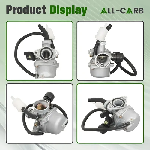 Vista 5 de ALL-CARB Carburador PZ19 de 50 cc, 70 cc, 90 cc, 110 cc, 125 cc, repuesto para ATV Dirt Bike Go Kart con filtro de aire
