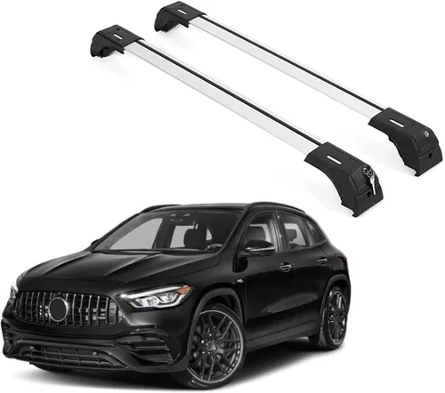 Vista 15 de ERKUL Barras transversales de techo para Mercedes Benz GLE (V167) 2019-2026 Barras transversales de aluminio con bloqueo antirrobo para techo Negro