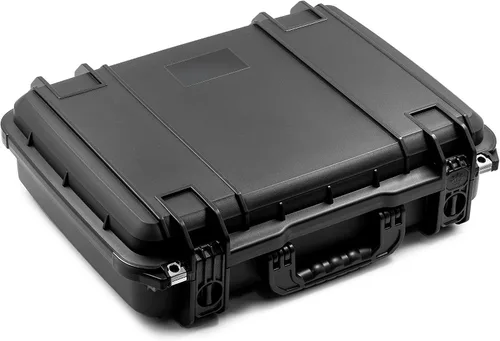 Vista 2 de Seahorse Caja protectora resistente 710 con espuma Accuform, aprobada por la TSA, especificaciones mil, resistente al agua IP67, fabricada en Negro