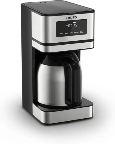 Vista 9 de KRUPS: Simply Brew - Cafetera de 2 tazas, cafetera de goteo de una sola porción de acero inoxidable y vaso de viaje, vaso de acero inoxidable de 14