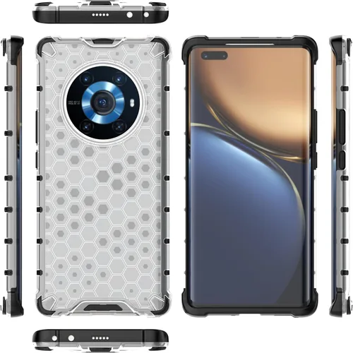 Vista 284 de Funda para Honor Magic3 5G, funda para Honor Magic3 5G Case 2 en 1 Funda para teléfono Negro