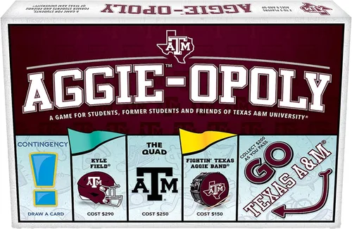 Vista 7 de Late for the Sky Aggie-Opoly - Juego de mesa familiar de la Universidad